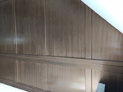 木工板飾面板仿木紋漆施工